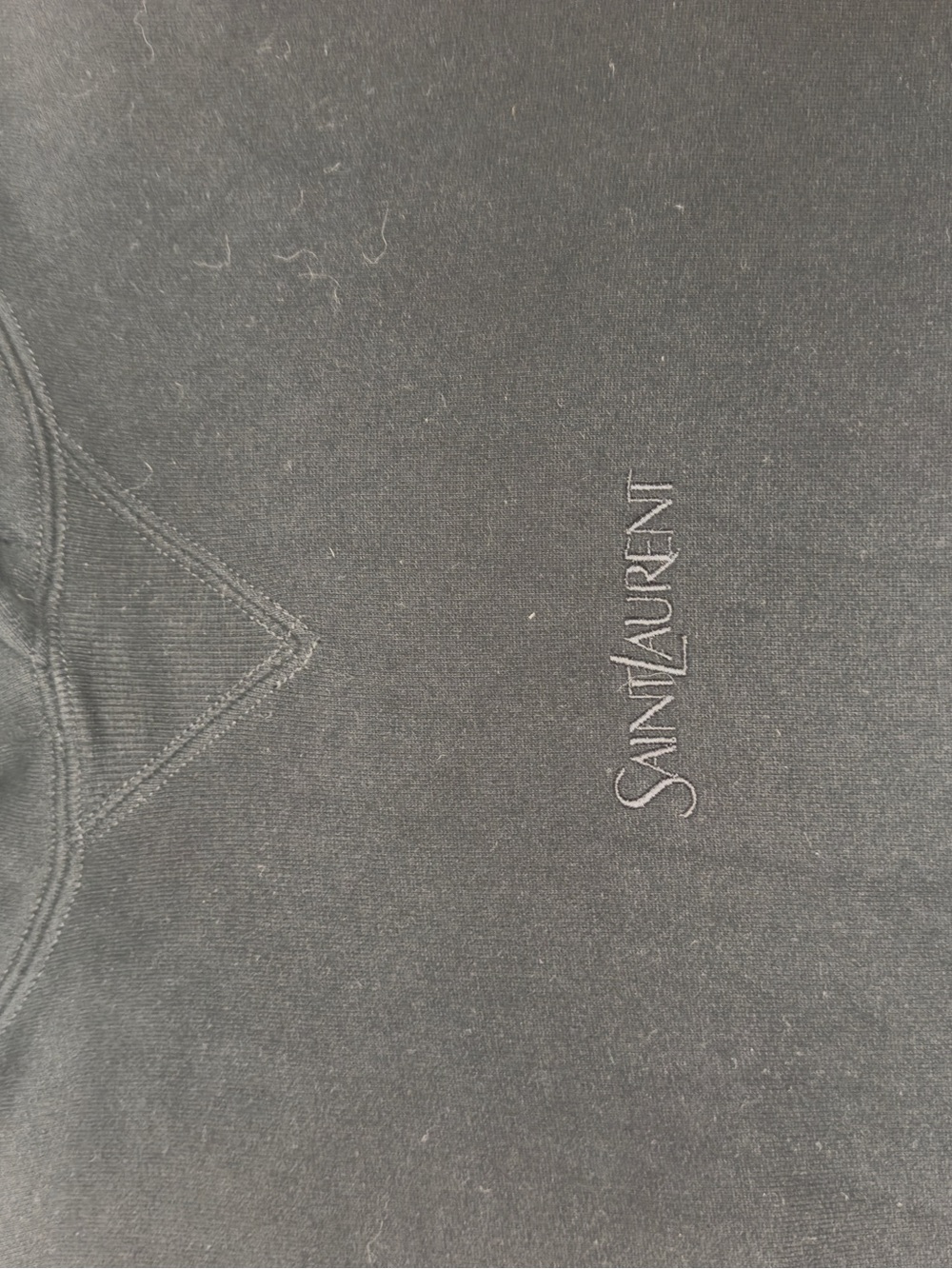 Saint Laurent Triangle Logo Hoodie XXL 773358 - Picture 4 of 11